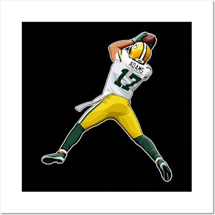 Davante Adams #17 Catch A Pass Posters and Art